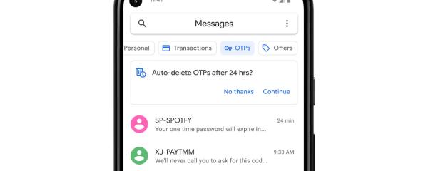 How to automatically delete OTP messages on Samsung phones