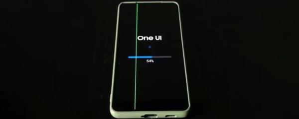 Samsung's latest update causes the screen to have blue stripes