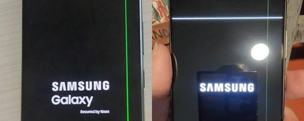 The screen of the Galaxy S24 Ultra seems to have "blue stripes of death"